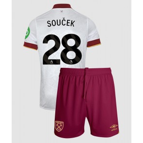 West Ham United Tomas Soucek #28 Tredje Kläder Barn 2024-25 Kortärmad (+ Korta byxor)